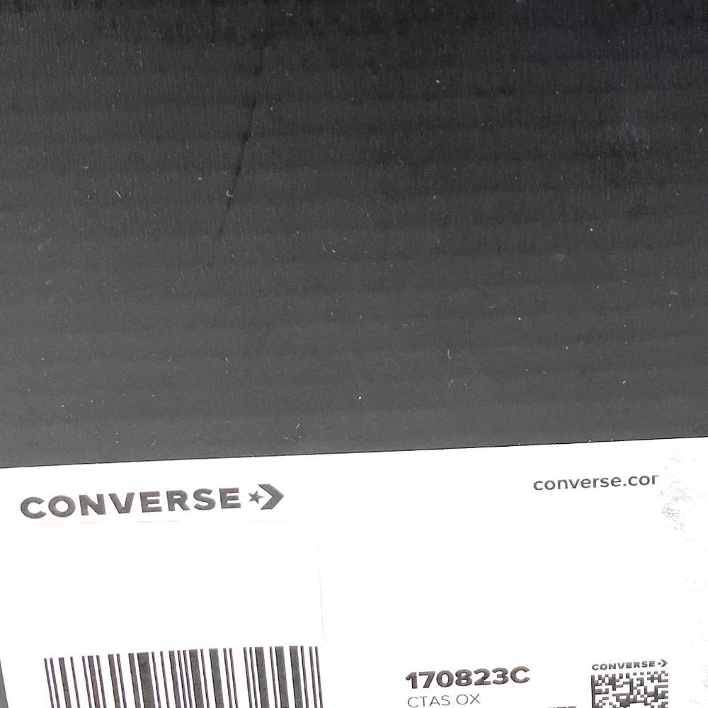 Converse CTAS OX Flower Print White Canvas Low Top Sneakers Men's Size 170823C - Picture 7 of 8